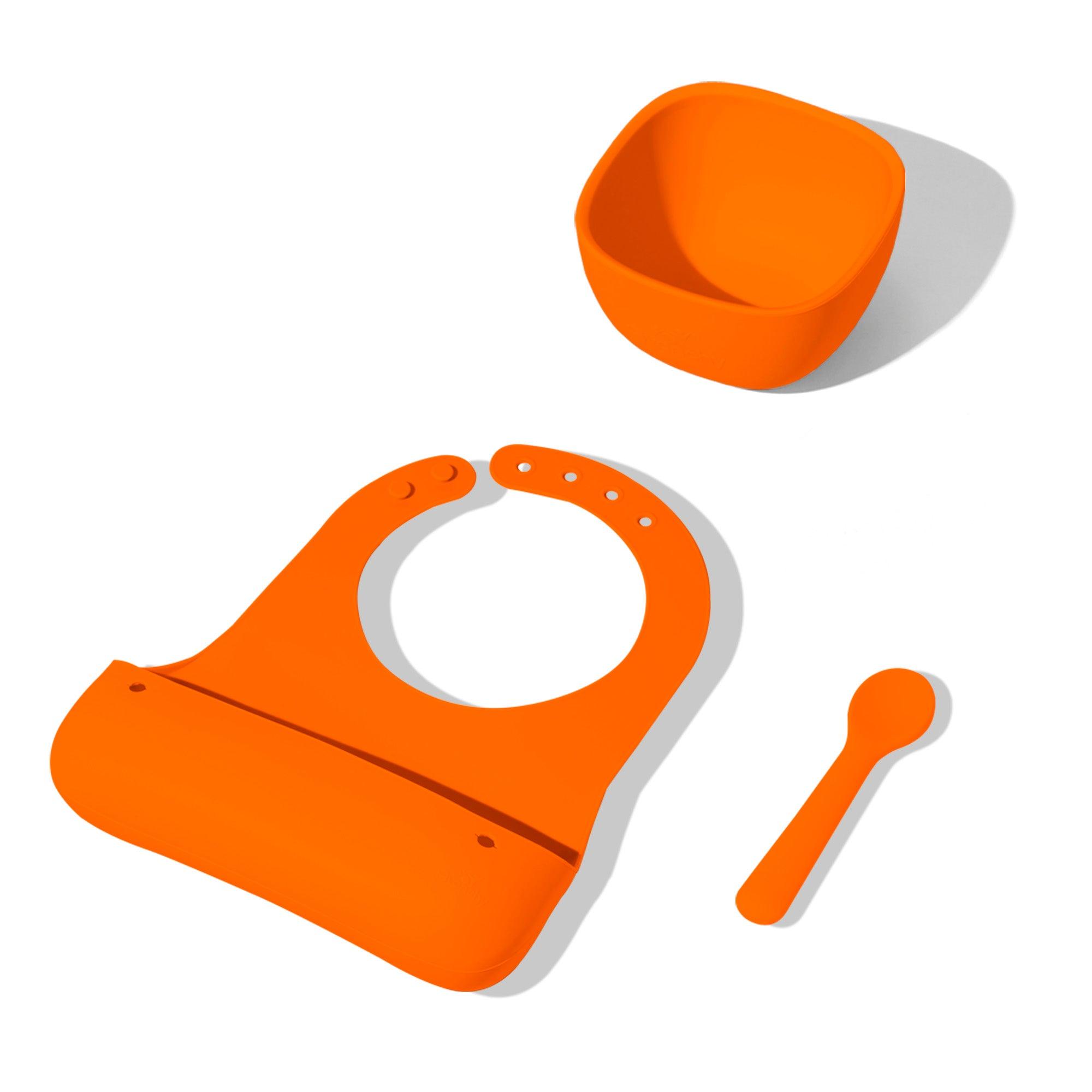Early Feeding Silicone Bibs Gift Set - Avanchy Sustainable Baby Dishware