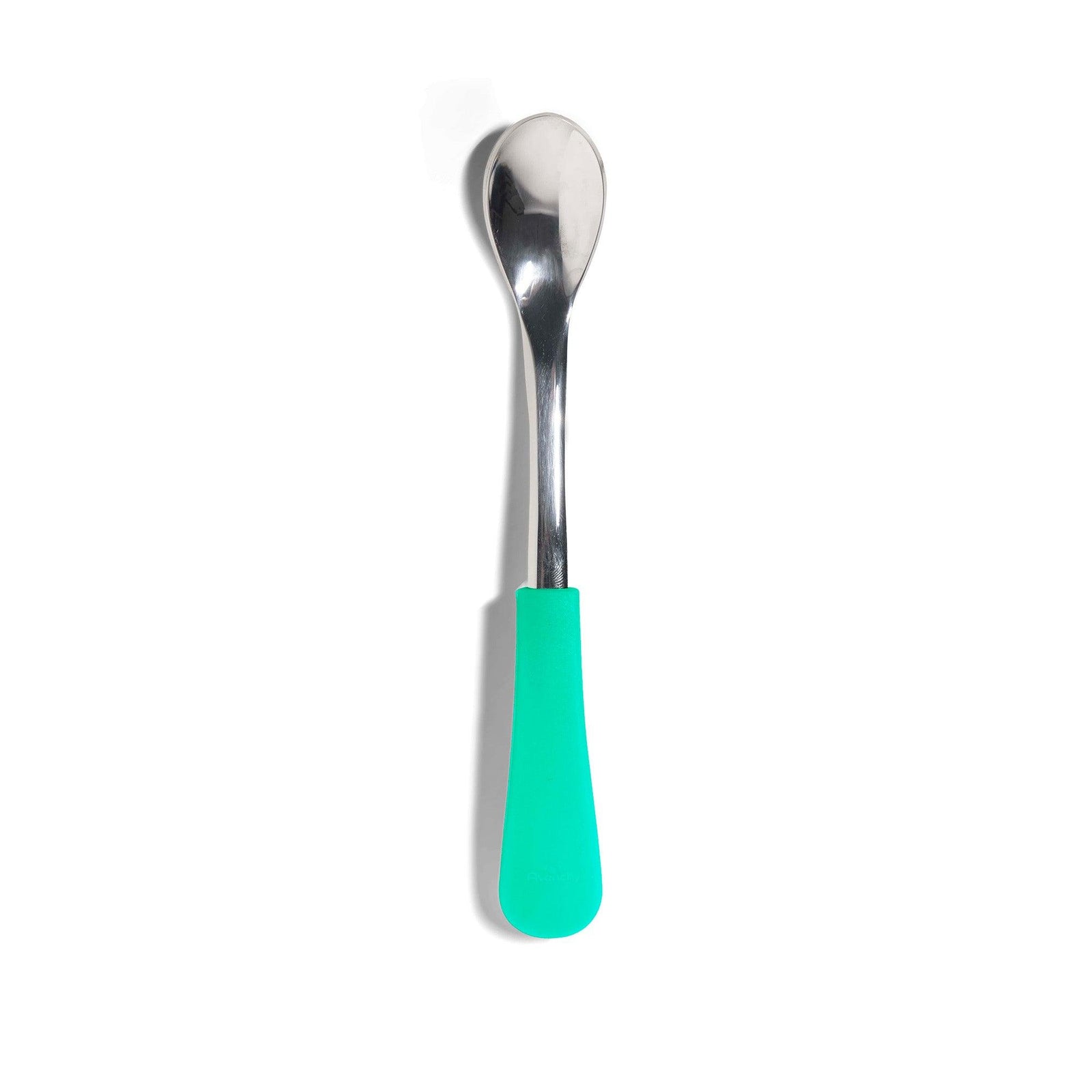 Stainless Steel Infant Single Spoon - BLW Baby Self Feeding Spoons | Thin - Long - Avanchy Sustainable Baby Dishware