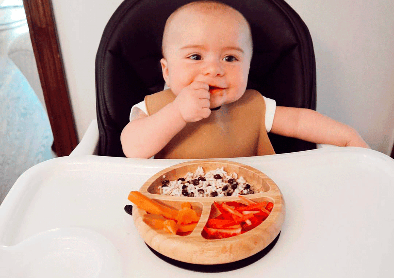 When to Transition Your Baby to a High Chair — Tips & Bamboo Plate