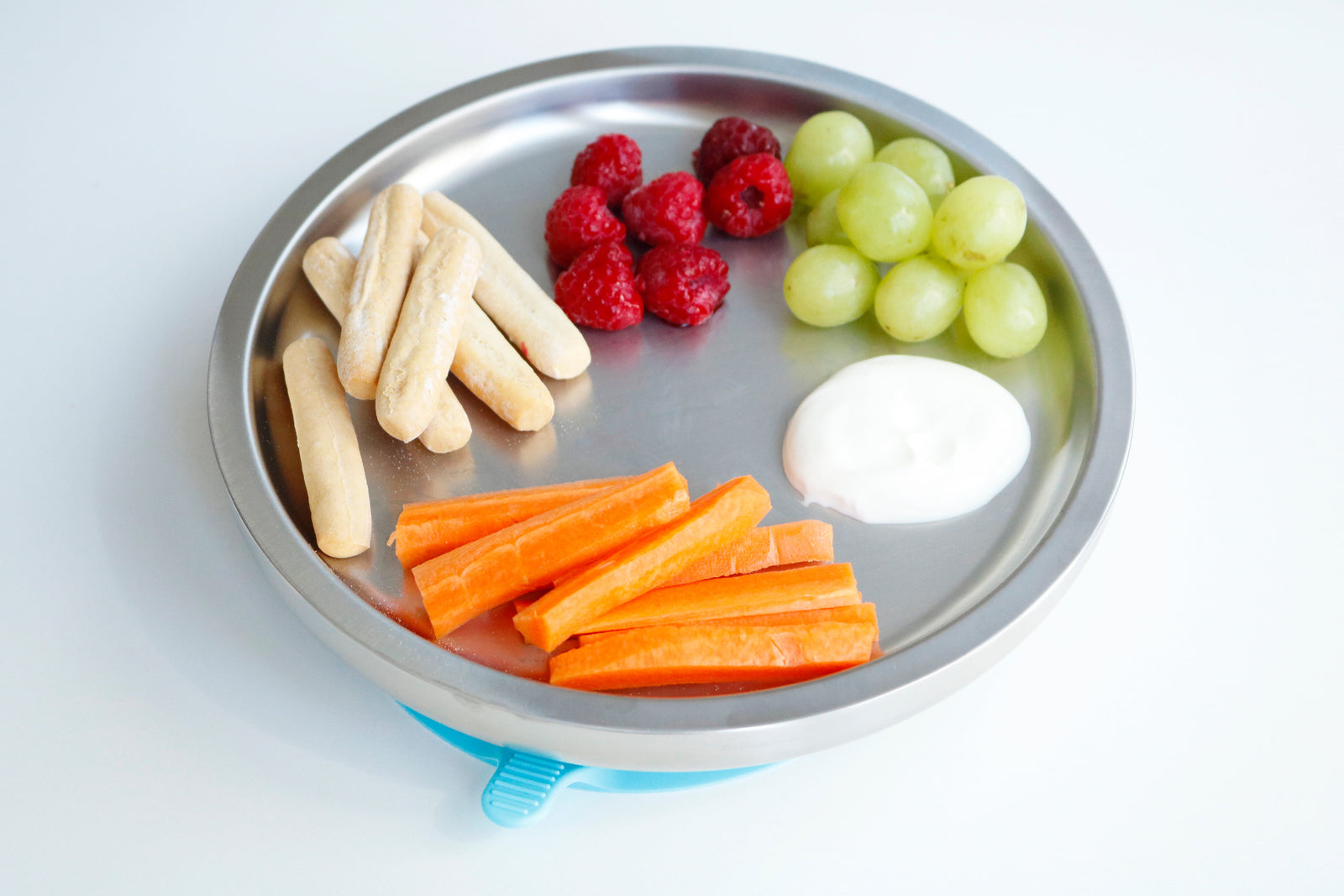 Open vs. Divided Stainless Steel Baby Plates
