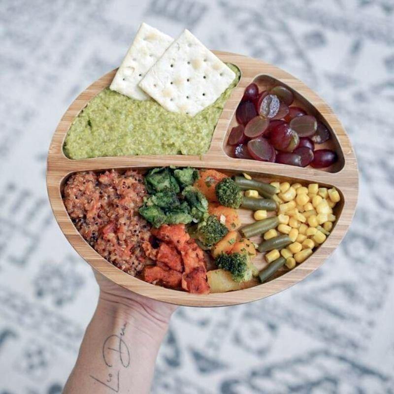 How to eat healthy + 62 plated toddler meal ideas from MAMAMEMOIRE - Avanchy Sustainable Baby Dishware