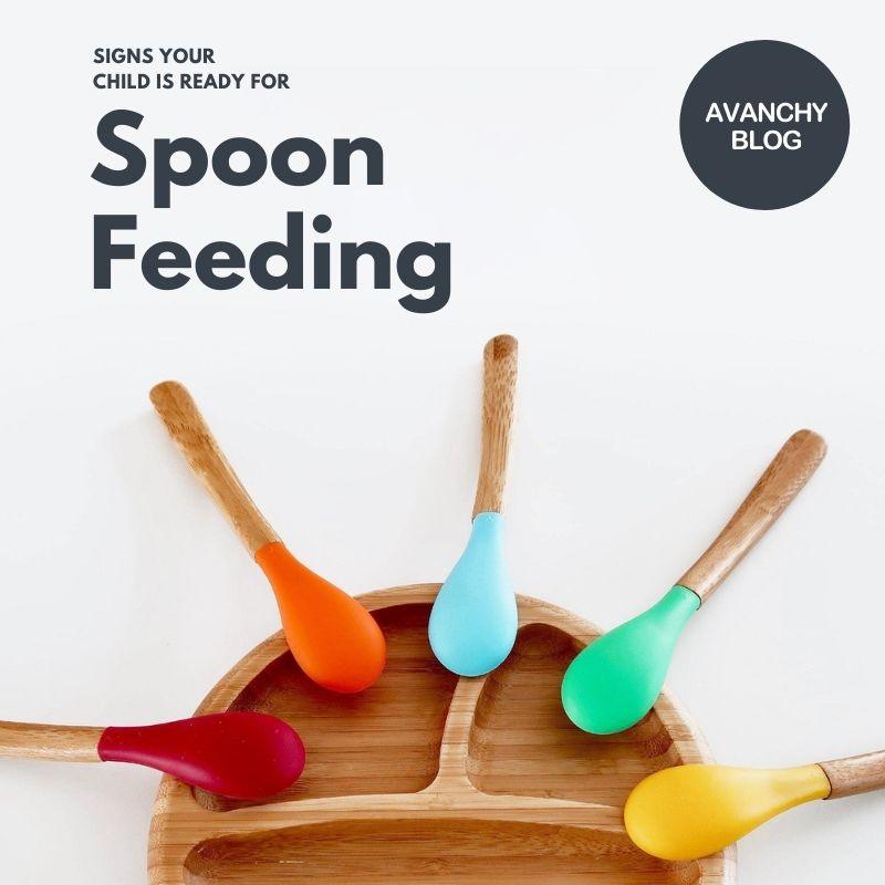 Signs Your Child Is Ready for Spoon Feeding - Avanchy Sustainable Baby Dishware