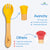 Bamboo Baby Led Weaning Forks - BLW 6 months - Avanchy Sustainable Baby Dishware