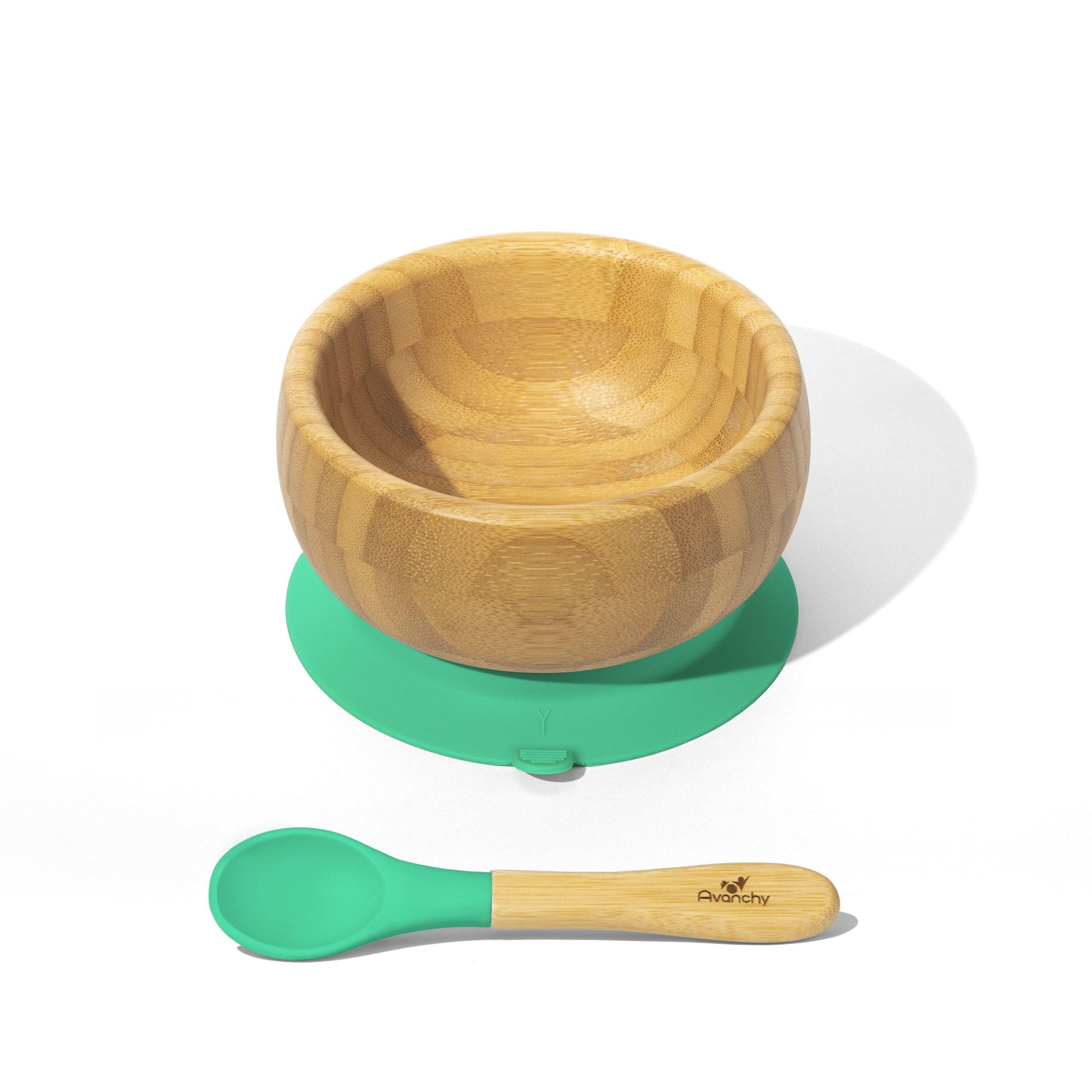  Nutrichef Baby and Toddler, 3 compartment plate, bowl, cup and  spoon feeding set- silicon suction, Non-toxic all natural Bamboo baby food  plate (Star Set) : Baby