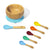 Bamboo Baby Bowls - BLW Removeable Suction Infant Feeding Bowl + Spoon Set