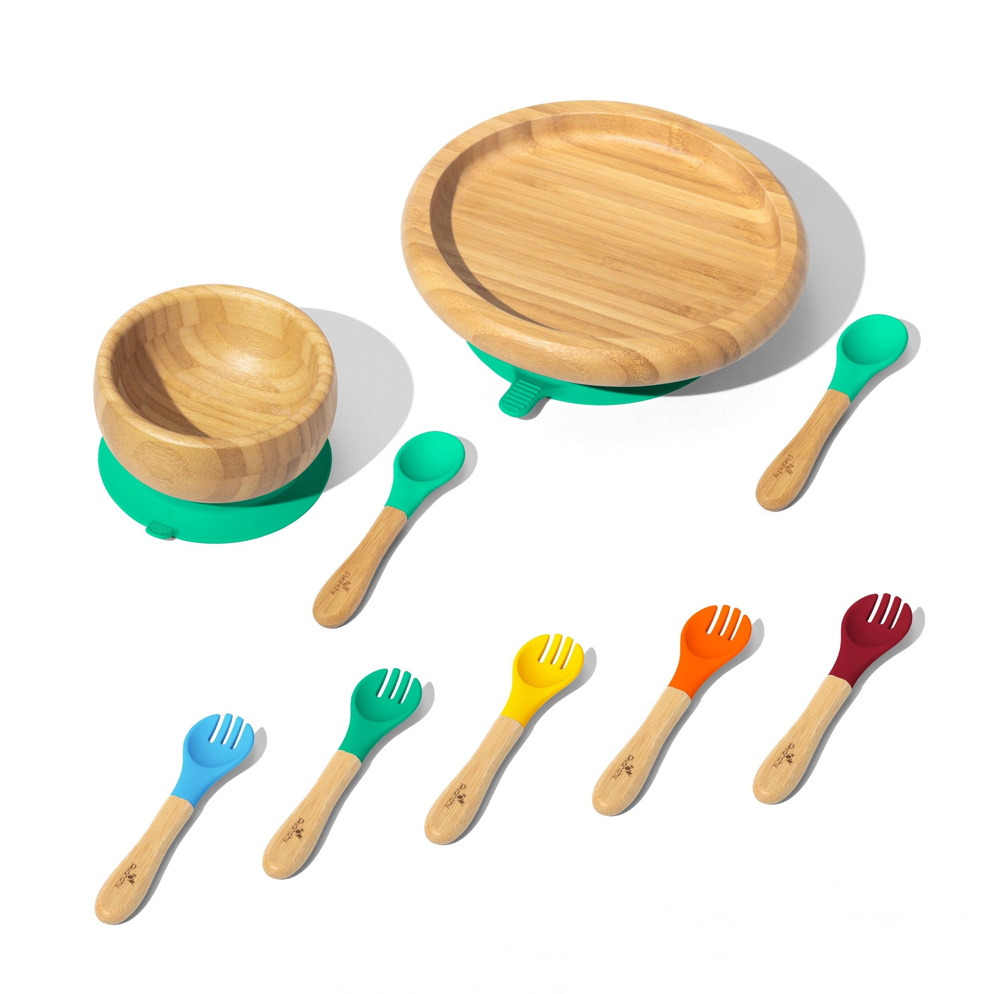 Build-A-Rainbow Gift Set - Avanchy Sustainable Baby Dishware