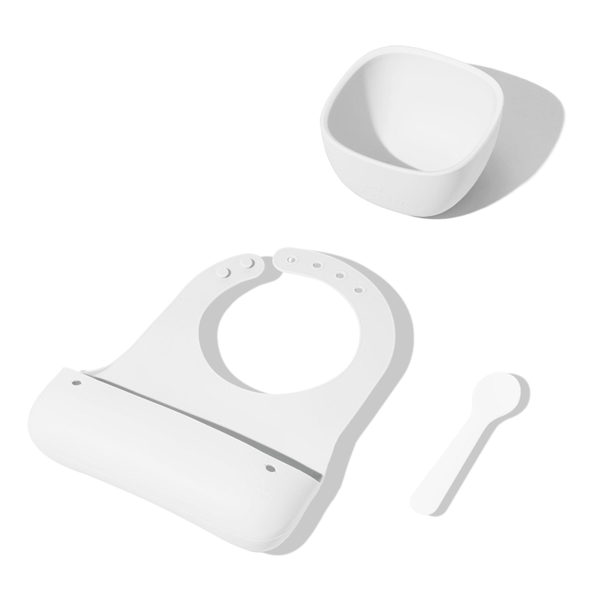 Early Feeding Silicone Bibs Gift Set - Avanchy Sustainable Baby Dishware