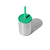 Medium Stainless Steel Sippy Cup Insulate with Straw + 2 Lids - Avanchy Sustainable Baby Dishware