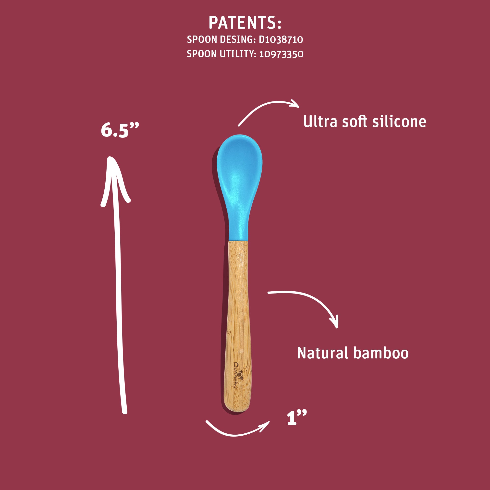 Avanchy: Bamboo Baby Spoons - 5 Pack