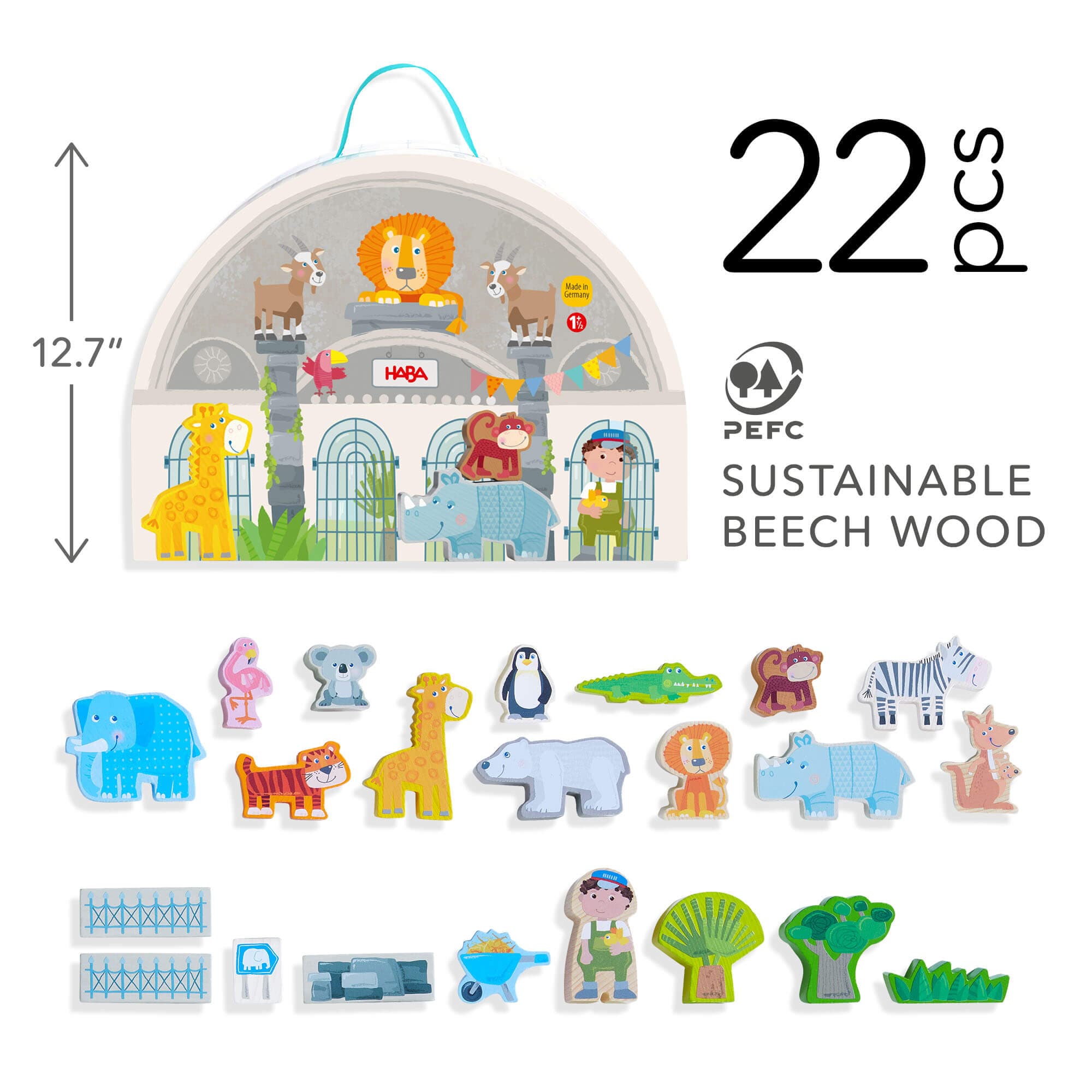 Play World at the Zoo - Avanchy Sustainable Baby Dishware