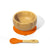 Bamboo Baby Bowls - BLW Removeable Suction Infant Feeding Bowl + Spoon Set