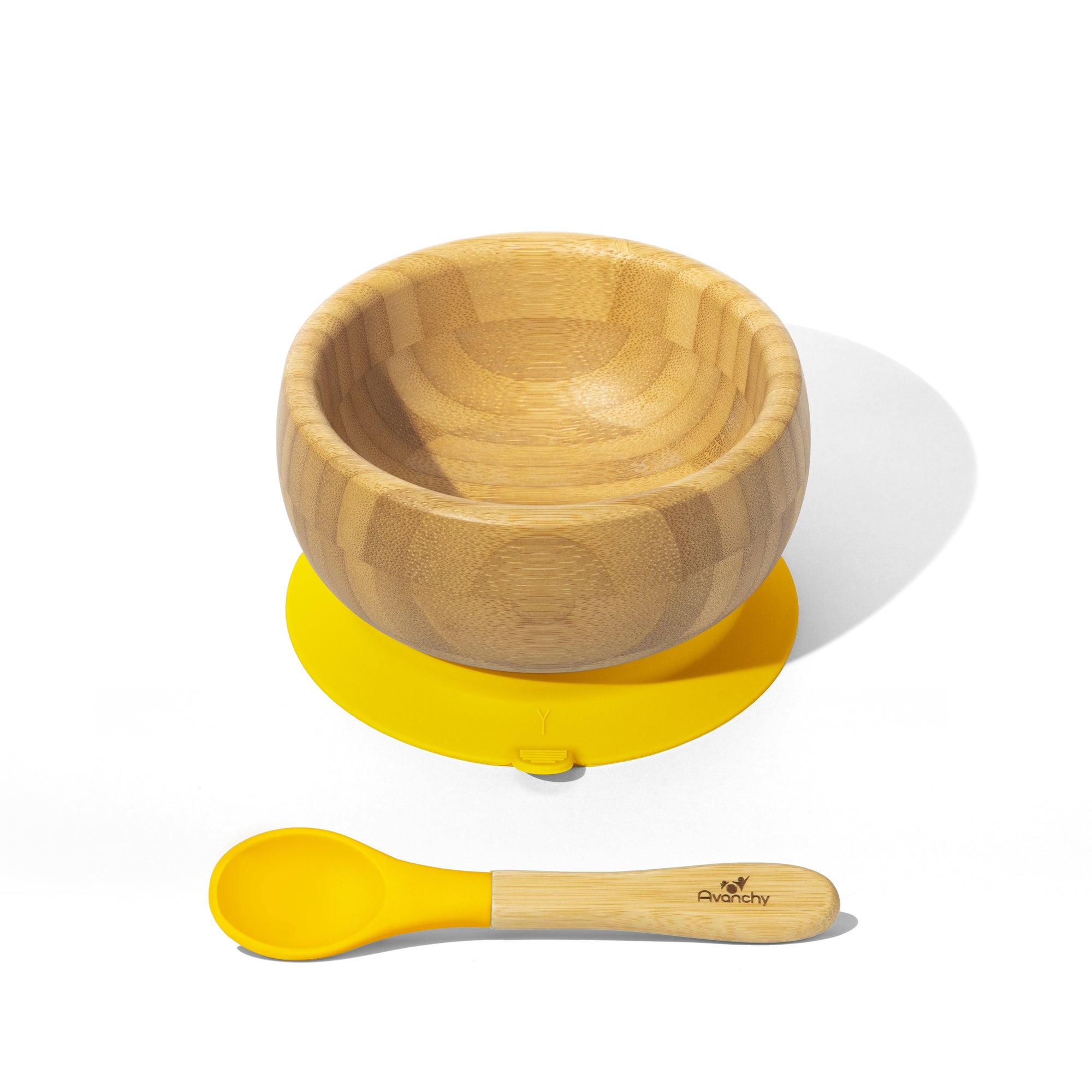 Baby Bowl + Spoon | Bamboo & Silicone