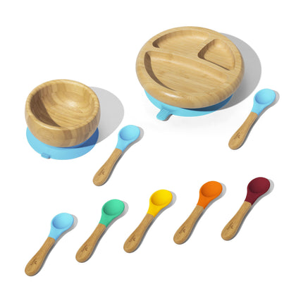 Rainbow Baby Gift Set - Avanchy Sustainable Baby Dishware