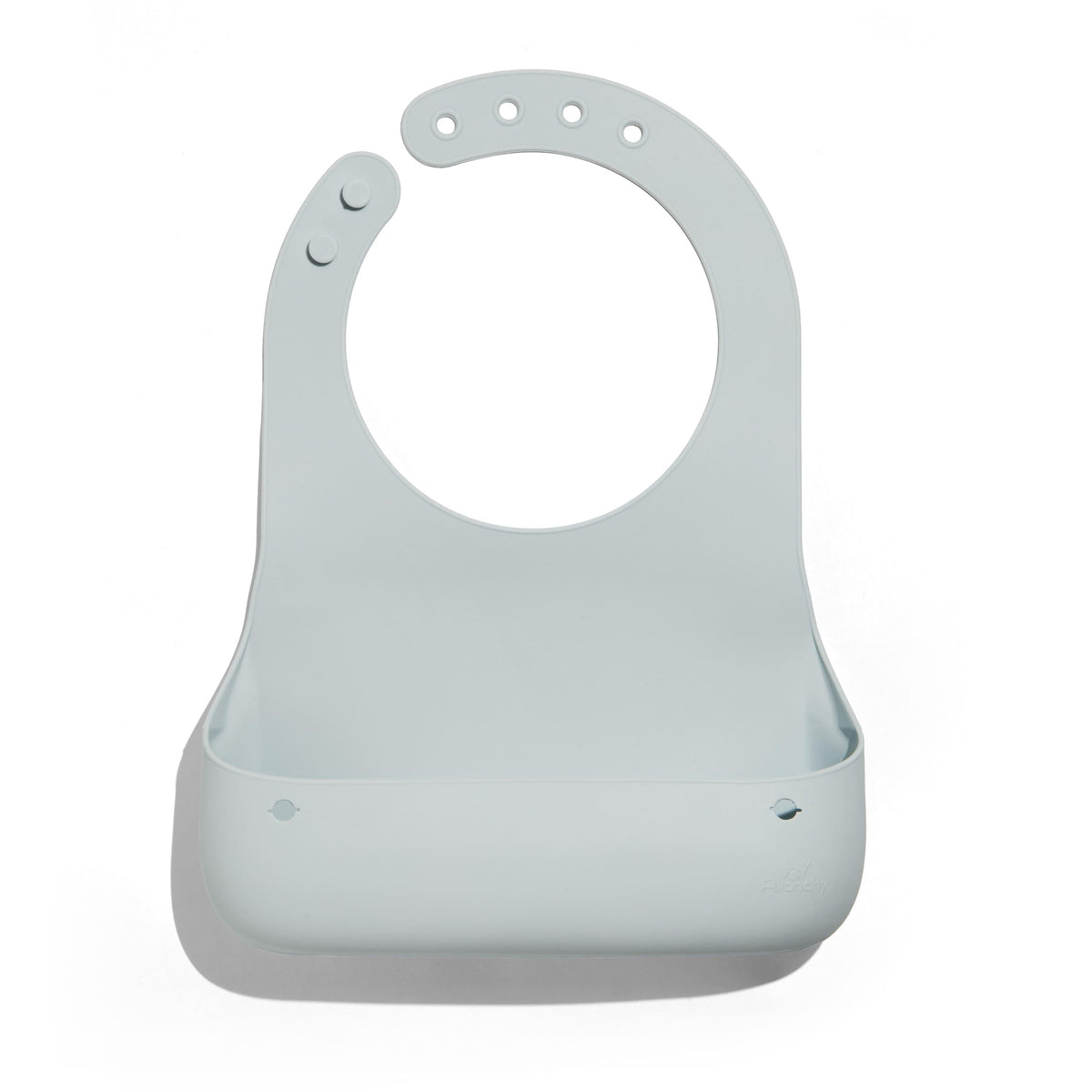 Roll &amp; Go Silicone Bib + Spoon - Avanchy Sustainable Baby Dishware