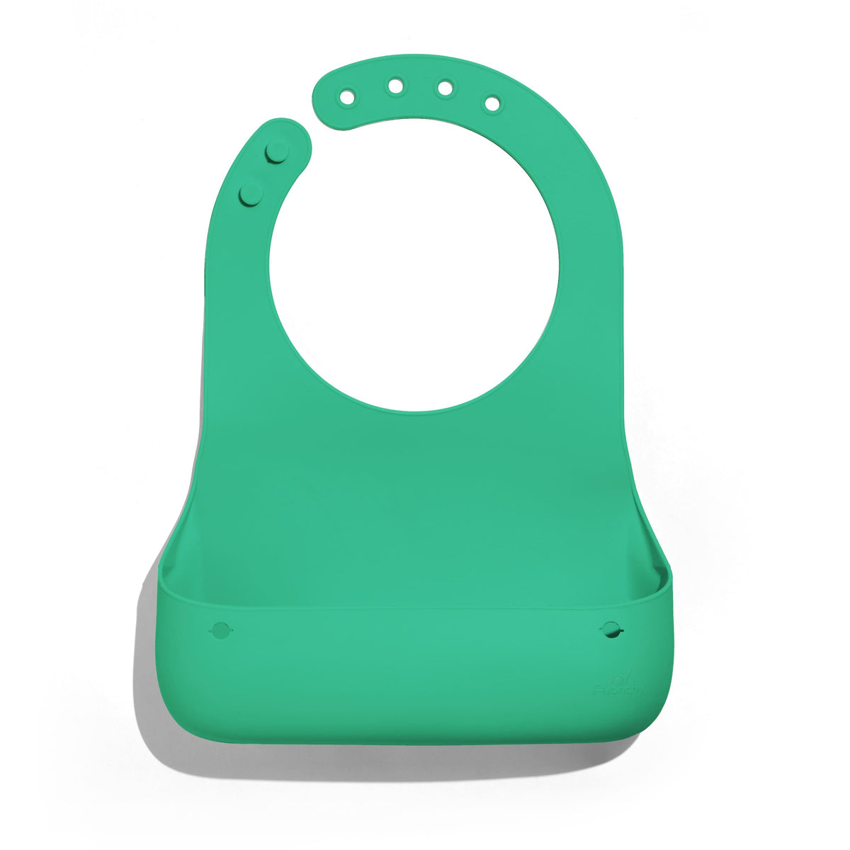 Roll &amp; Go Silicone Bib + Spoon - Avanchy Sustainable Baby Dishware