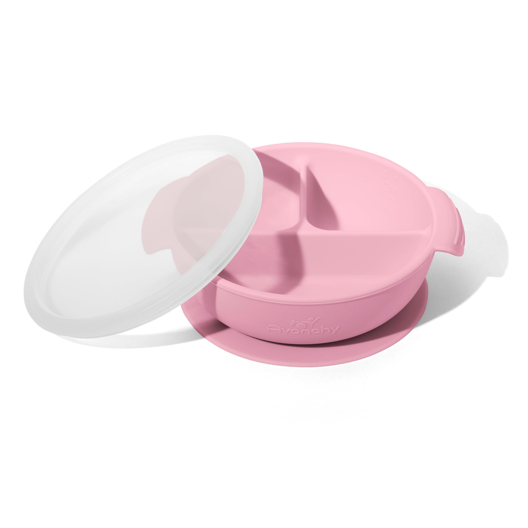 Silicone Suction Divided Bowl - Avanchy Sustainable Baby Dishware