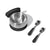 Stainless Steel Baby Bowl Bundle - BLW Removeable Suction Infant Feeding Bowl + Lid + 2 Spoons Set - Avanchy Sustainable Baby Dishware