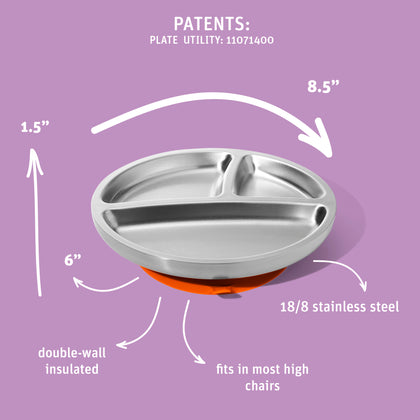 Stainless Steel Rainbow Baby Gift Set - Avanchy Sustainable Baby Dishware