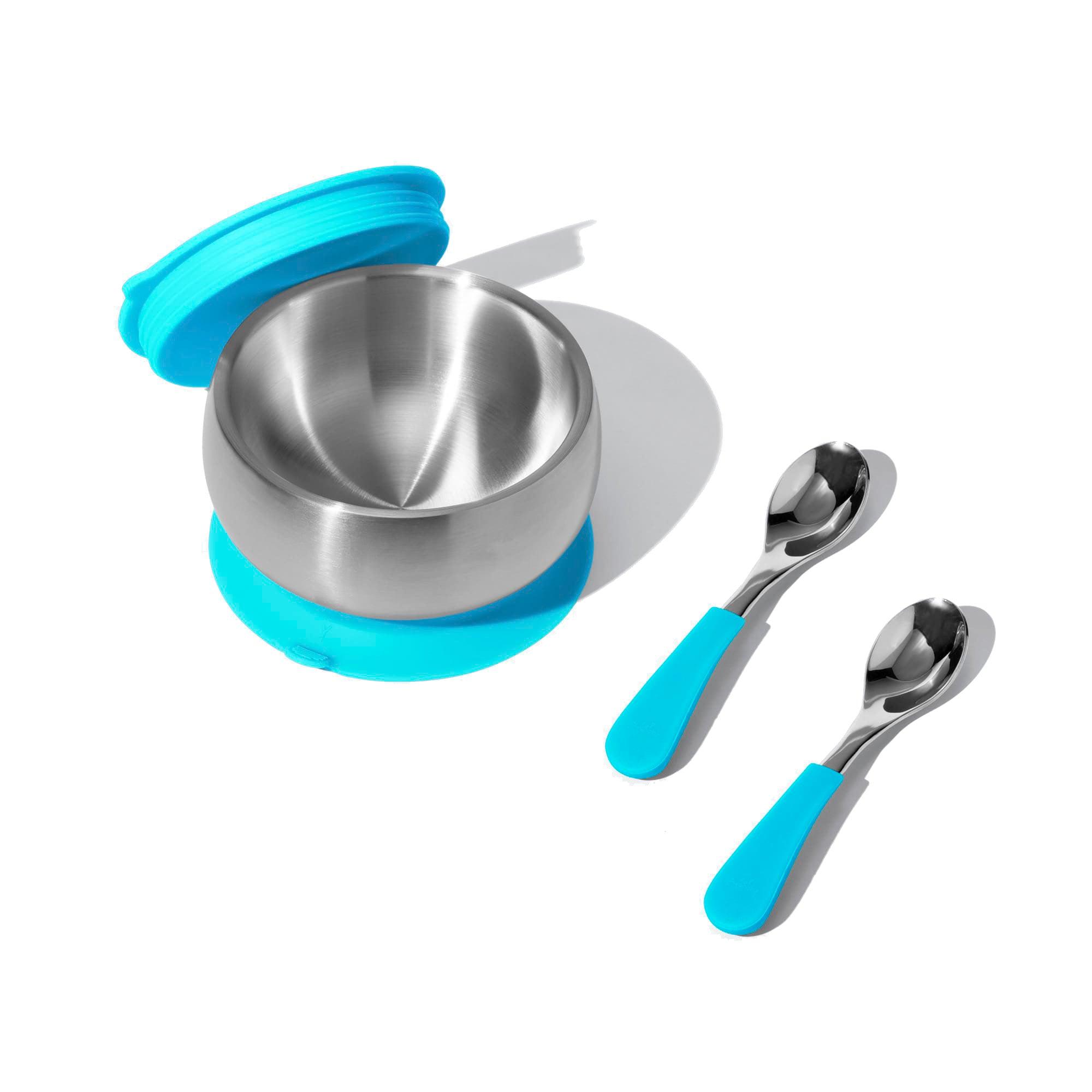 Stainless Steel Starter Kit - Avanchy Sustainable Baby Dishware